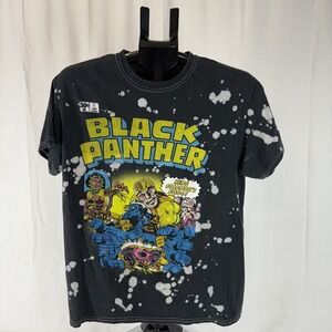 Marvel Black Panther Graphic T-Shirt,‎ Tie-Dye Design Size: M